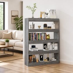 Create a Cozy Space with This Grey Book Cabinet