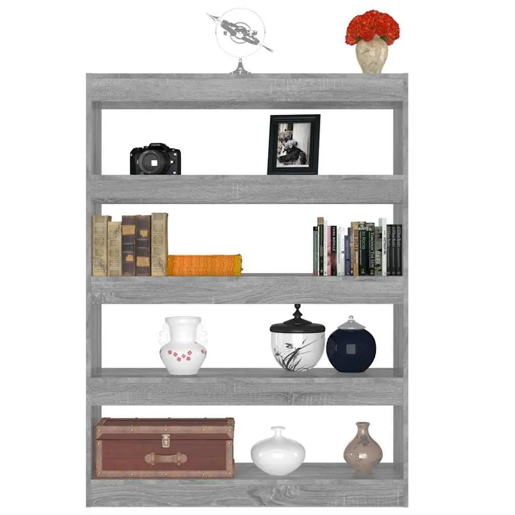 Book Cabinet Room Divider Grey 100W x 30D x 135H cm