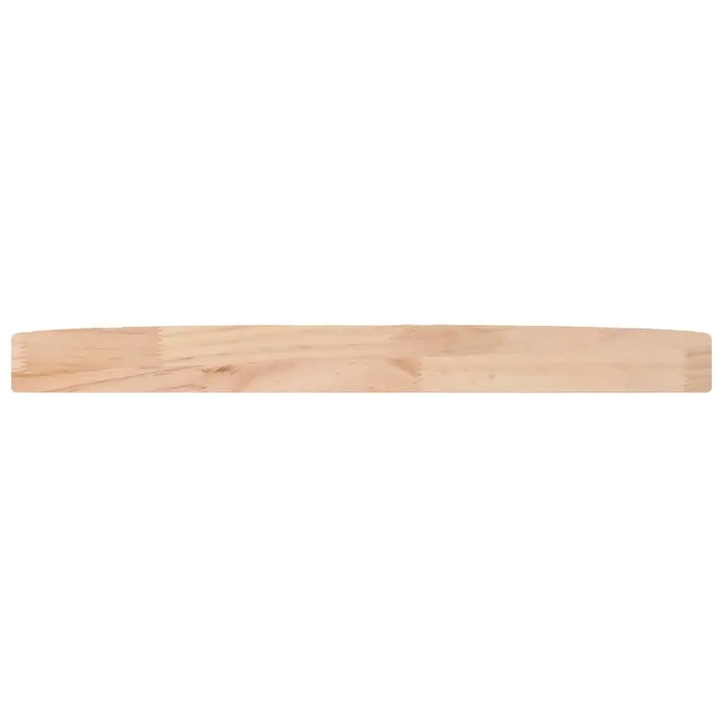 Round Solid Pinewood Table Top 40cm Diameter 2.5cm Thickness Brown
