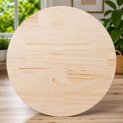 Add a Brown Round Table Top Ø80cm to Your Space