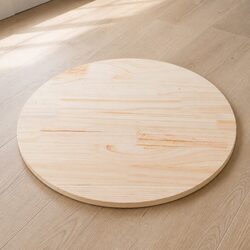 Add a Brown Round Table Top Ø80cm to Your Space