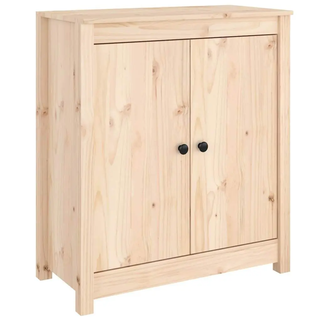 Solid Wood Pine Sideboard Storage Cabinet Brown Living Room Furniture Display