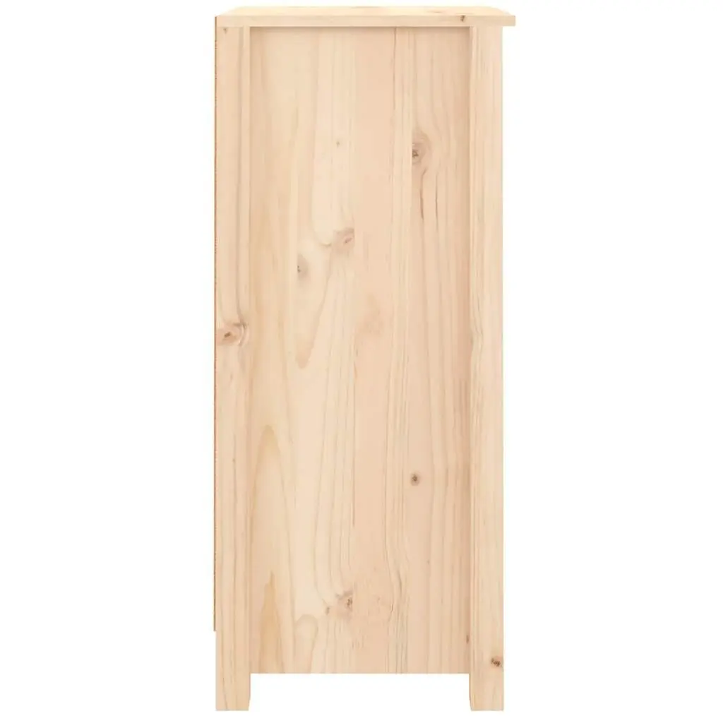 Solid Pine Sideboard Cabinet 40x35x80 cm