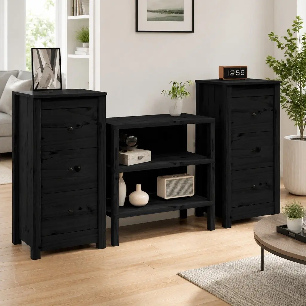 Solid Wood Pine Sideboard