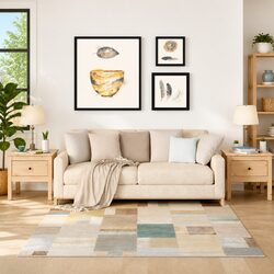 Two Solid Pine Wood Side Tables for Your Home