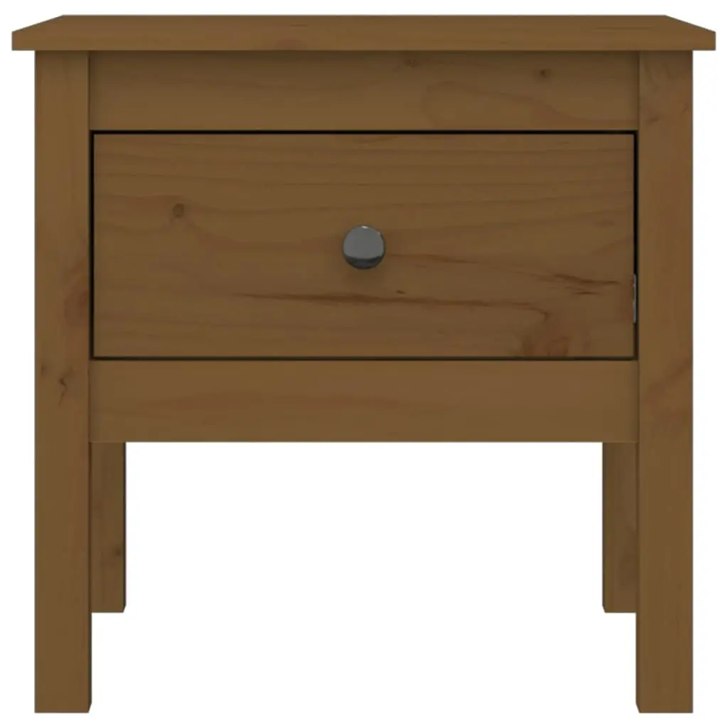 End Tables 2 pcs Solid Wood Pine Side Table Living Room Bedroom Nightstand