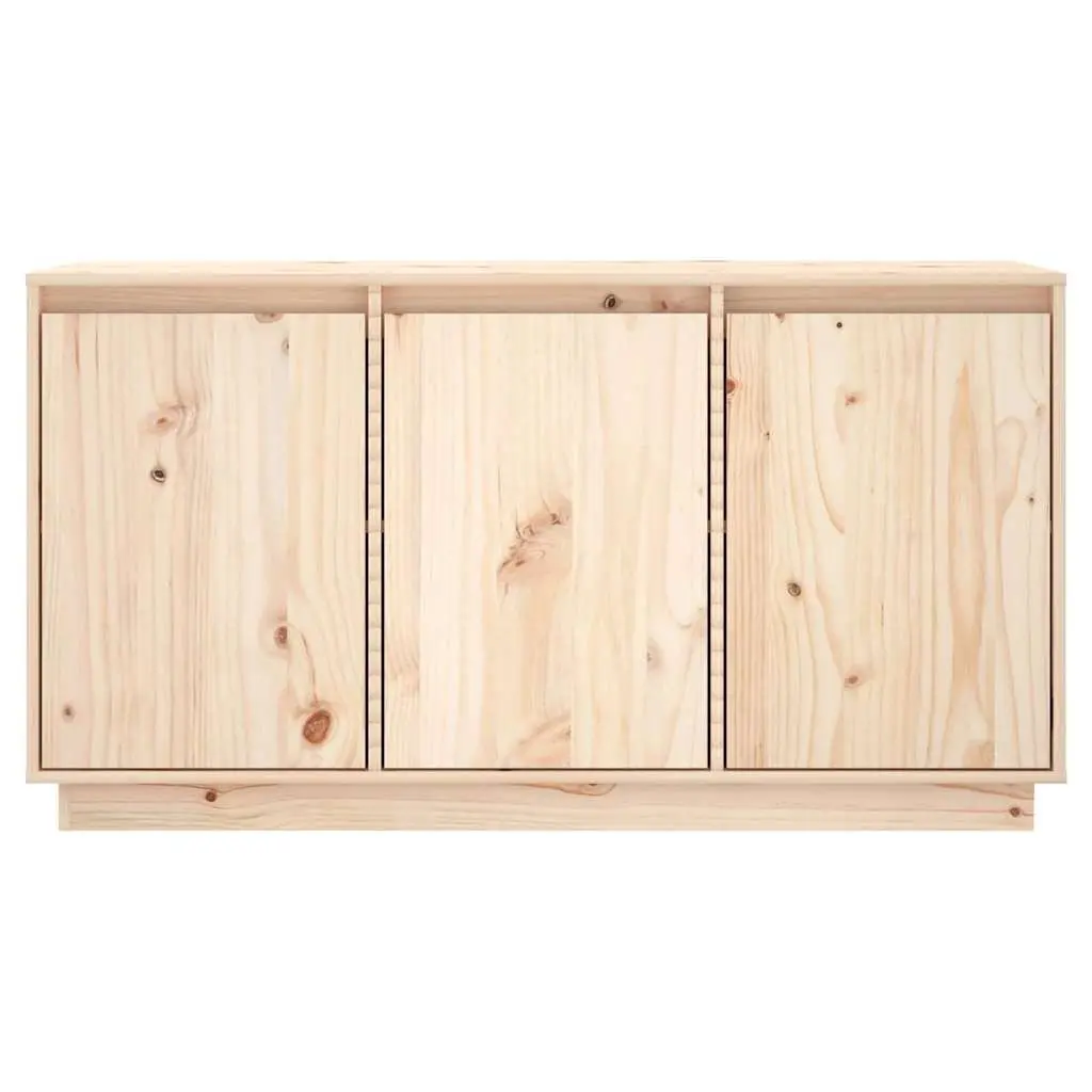Sideboard 111x34x60 cm Brown Solid Wood Pine Storage Cabinet Cupboard Furniture