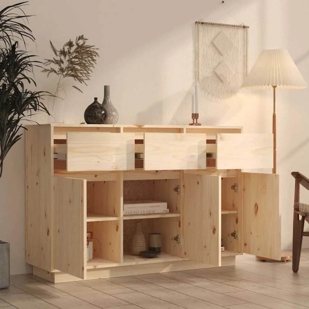 Solid Pine Wood Sideboard