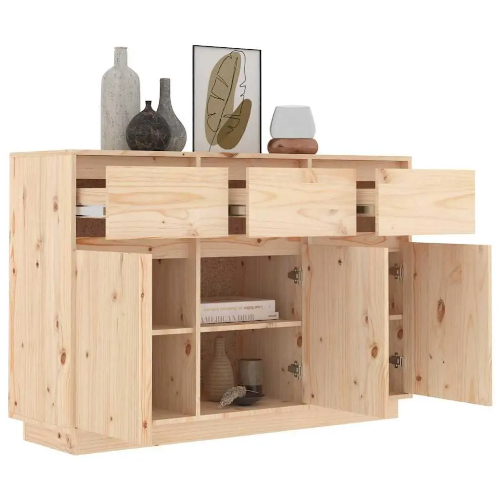 Solid Pine Wood Sideboard