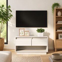 Your New White Solid Pine TV Cabinet with Storage