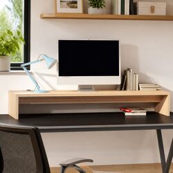 Solid Wood Monitor Stand for Comfort and Style