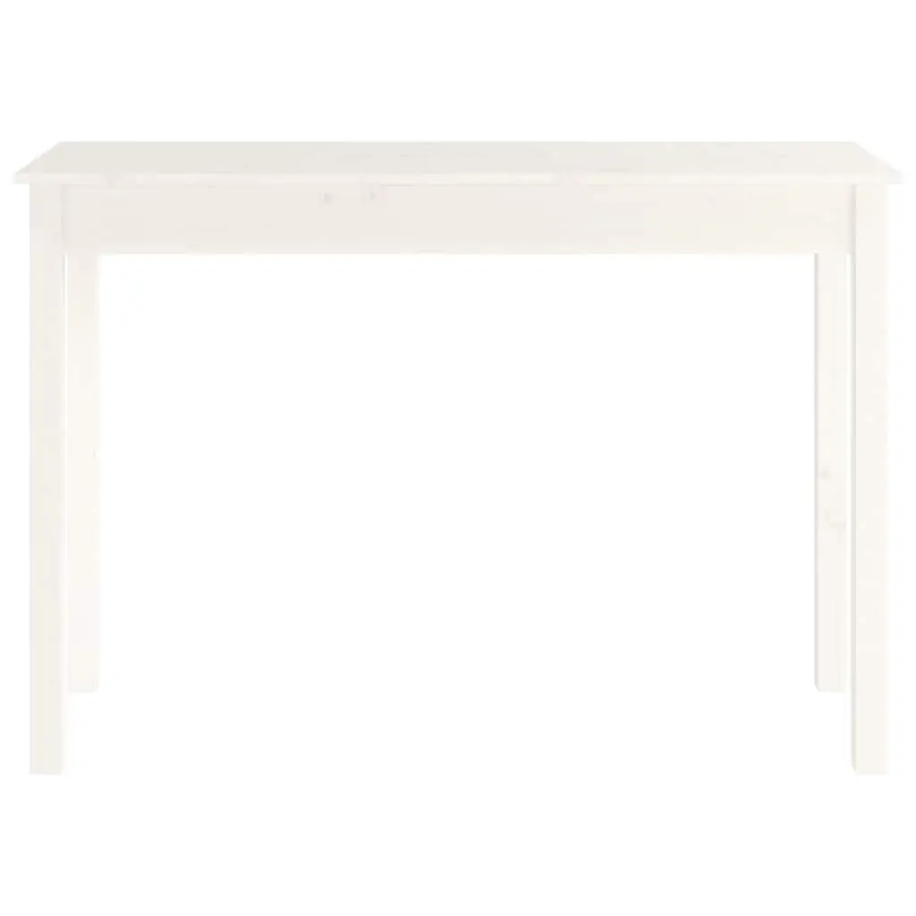 Console Table White 110x40x75 cm Wooden Side End Accent Display Furniture