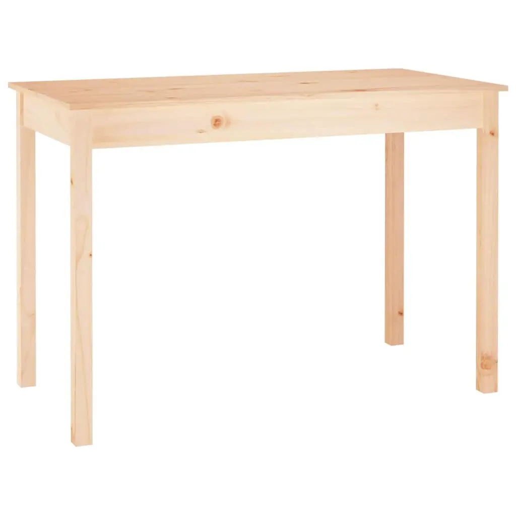 Solid Pine Dining Table 110x55x75cm