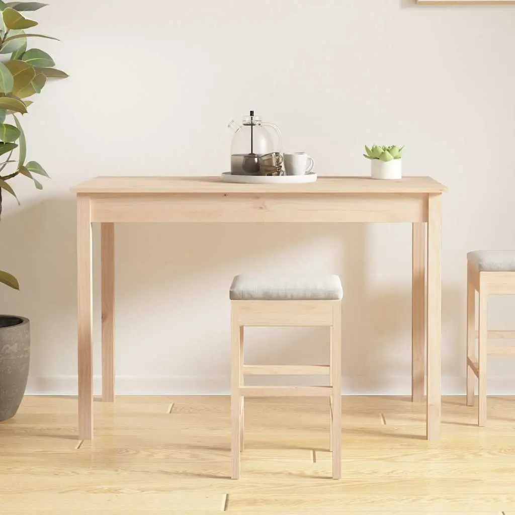 Solid Pine Dining Table 110x55x75cm