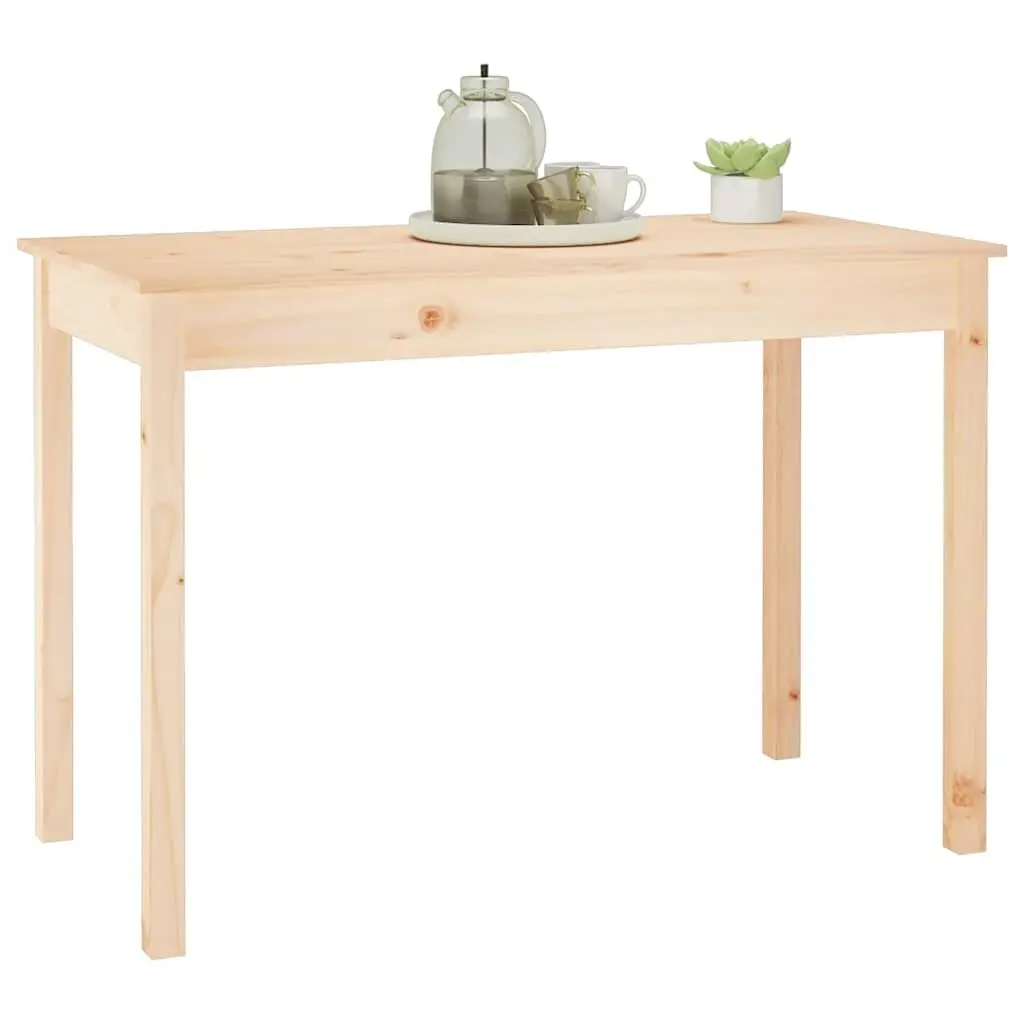 Solid Pine Dining Table 110x55x75cm