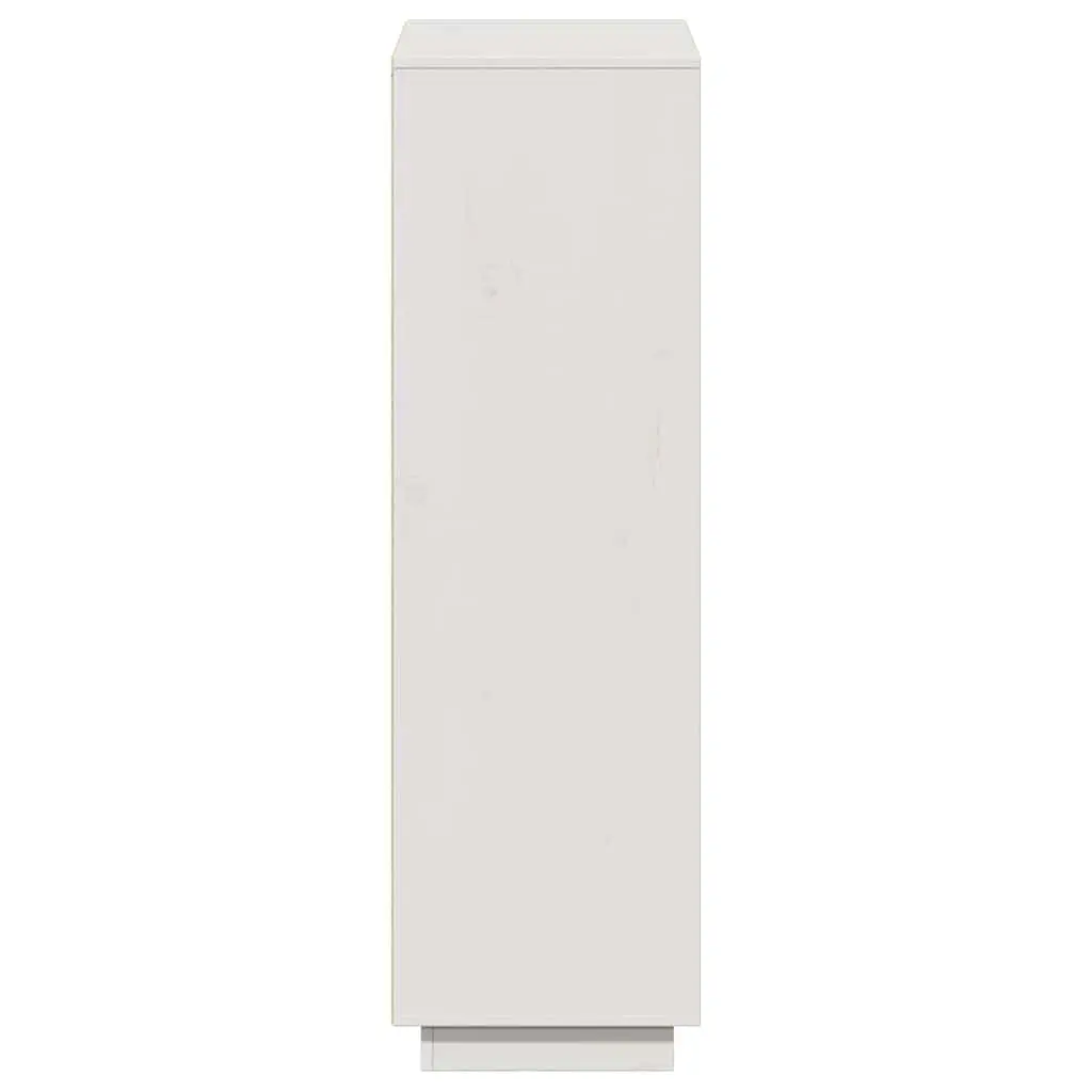 Highboard Cabinet 5-Door White Solid Pine Wood 1105W x 350D x 1170H cm