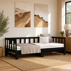 Your New Favorite Wooden Day Bed in Black