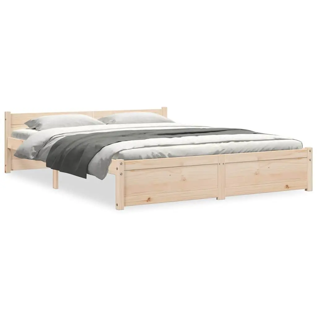 Solid Wood Bed Frame