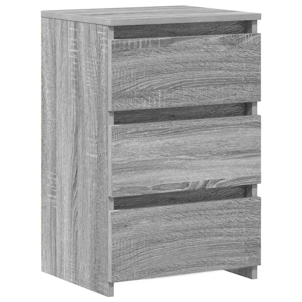 Bedside Tables Grey Sonoma Engineered Wood 2pcs 40 x 35 x 62.5 cm
