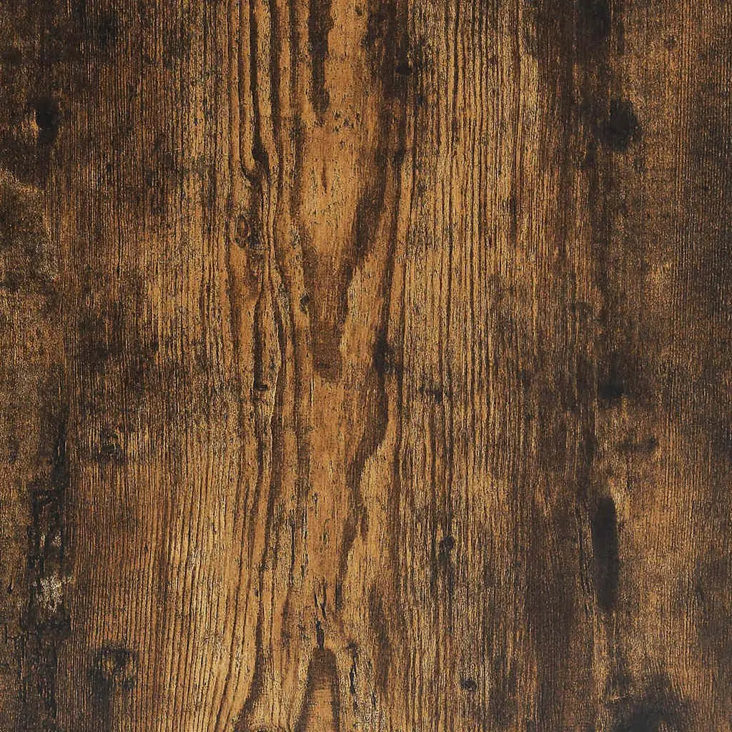 Dining Table Smoked Oak 140cm Engineered Wood Kitchen Furniture Modern Elegance