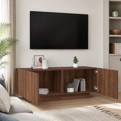 Your Friendly Brown Oak TV Cabinet for Stylish Living