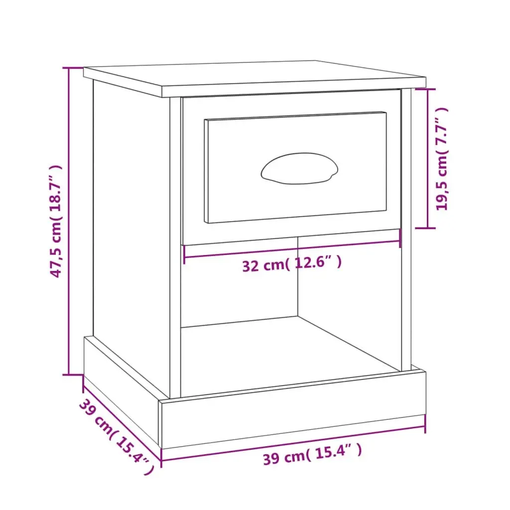 White Bedside Cabinets