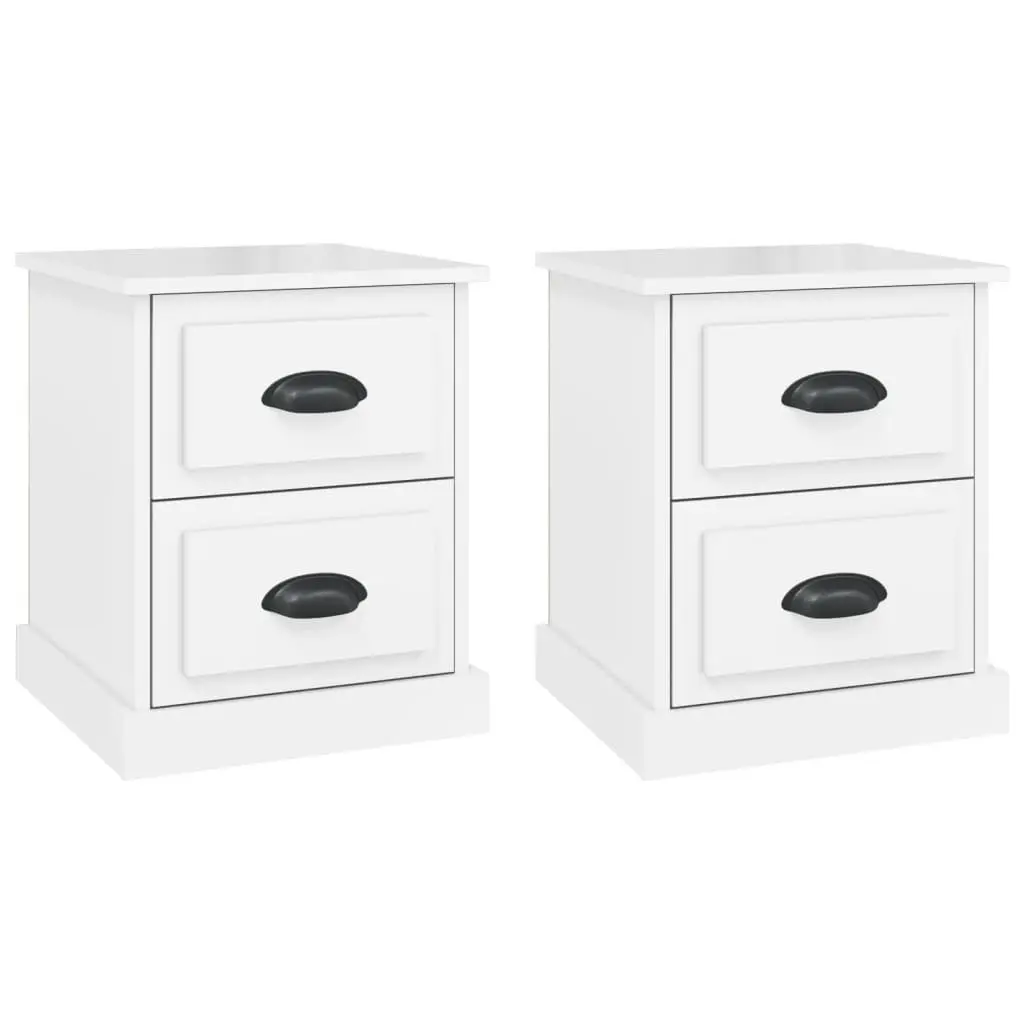 2 Drawer Bedside Cabinet