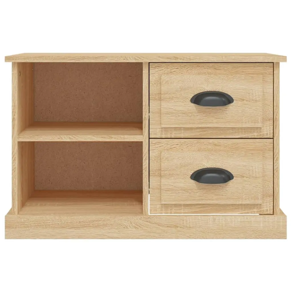 TV Cabinet Engineered Wood Sonoma Oak Brown 73x35.5x47.5 cm Storage Unit
