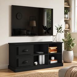 Your New Black TV Cabinet with Storage Solutions