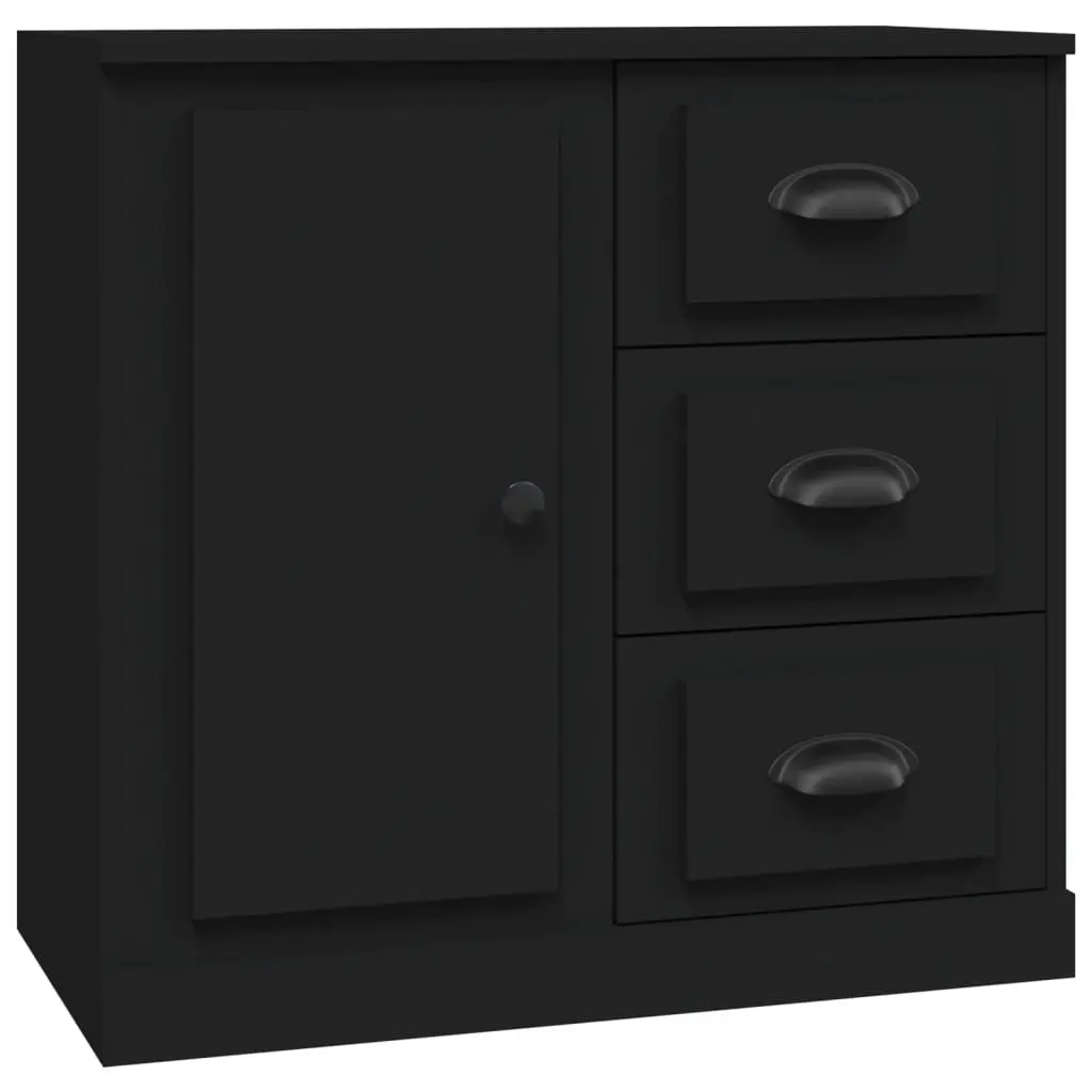 Black Sideboard for Organized Living Spaces