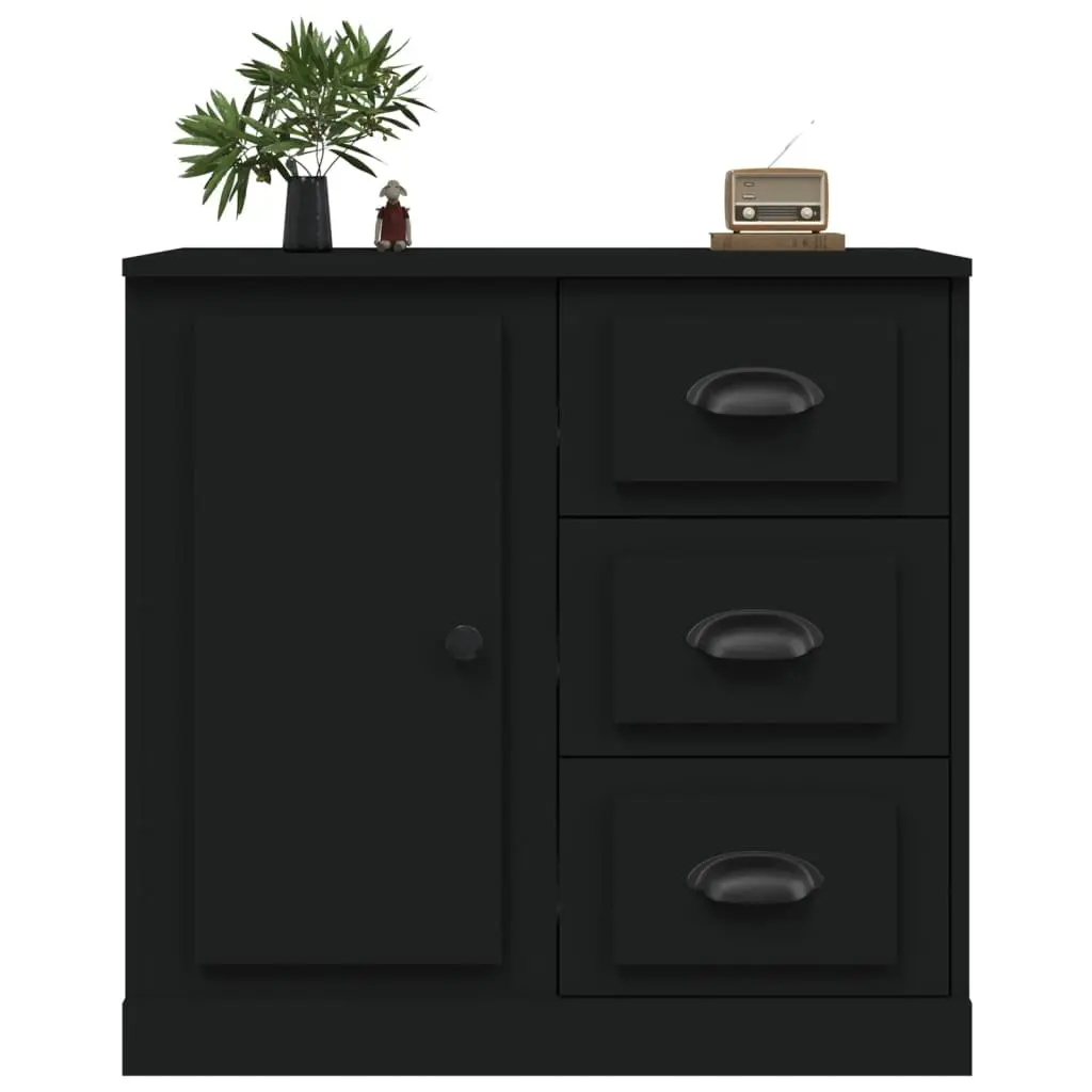 Black Sideboard for Organized Living Spaces