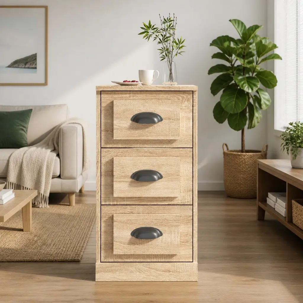 Brown Sideboard for Storage and Display