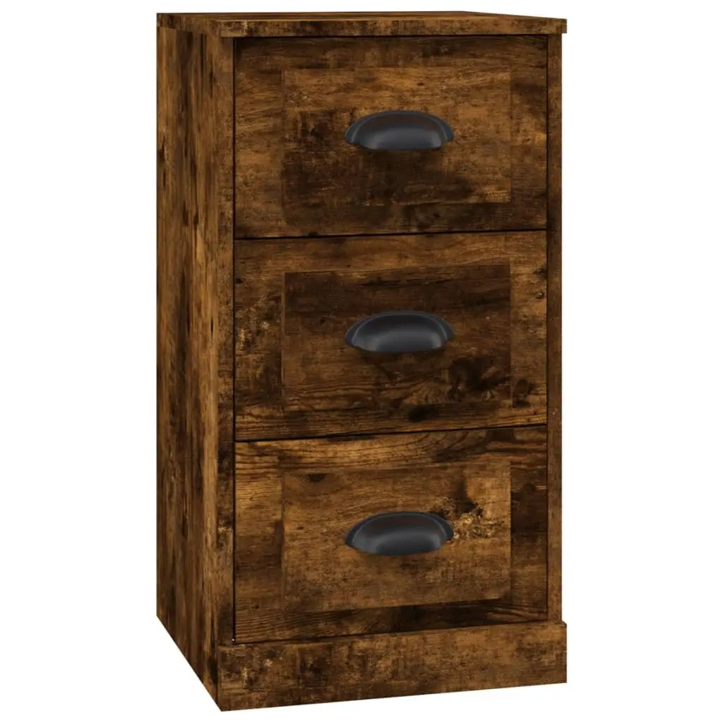 Sideboard Brown Engineered Wood Storage Cabinet Display Furniture 36x35.5x67.5cm