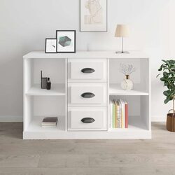 Create a Welcoming Atmosphere with This White Sideboard