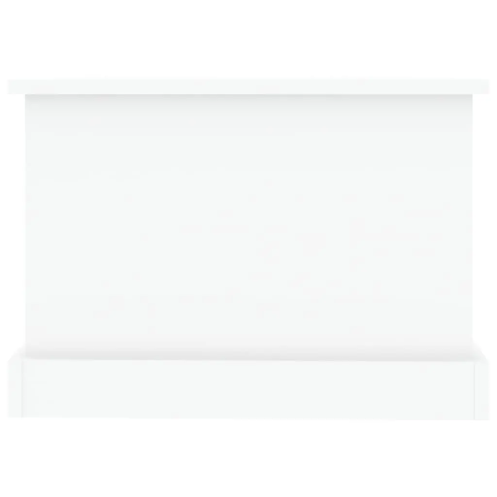 Coffee Table High Gloss White with Storage Drawers 90cm x 50cm x 35cm Engineered Wood