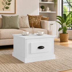Your New High Gloss White Coffee Table with Drawer Storage