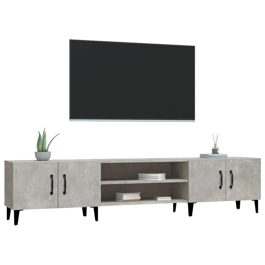 Grey TV Cabinet for Storage and Style