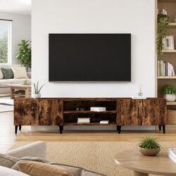 Your Ideal Brown TV Cabinet 180x31.5x40 cm with Storage