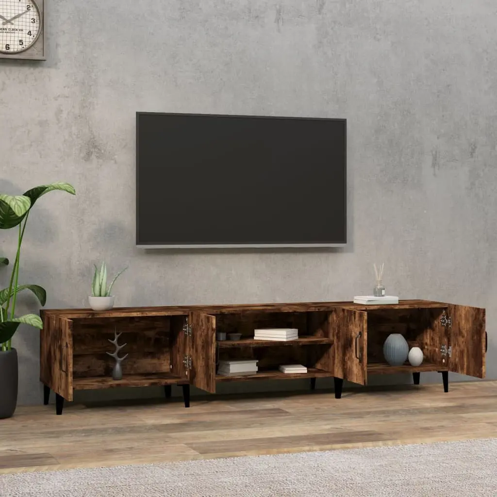 Brown TV Cabinet 180x31.5x40 cm with Storage