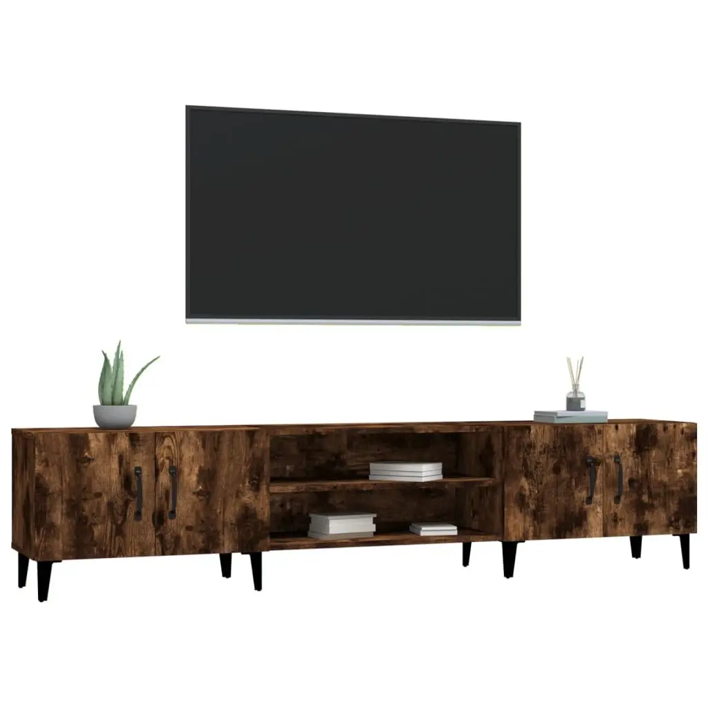 Brown TV Cabinet 180x31.5x40 cm with Storage