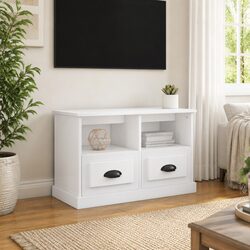 Your Friendly High Gloss White TV Cabinet Solution