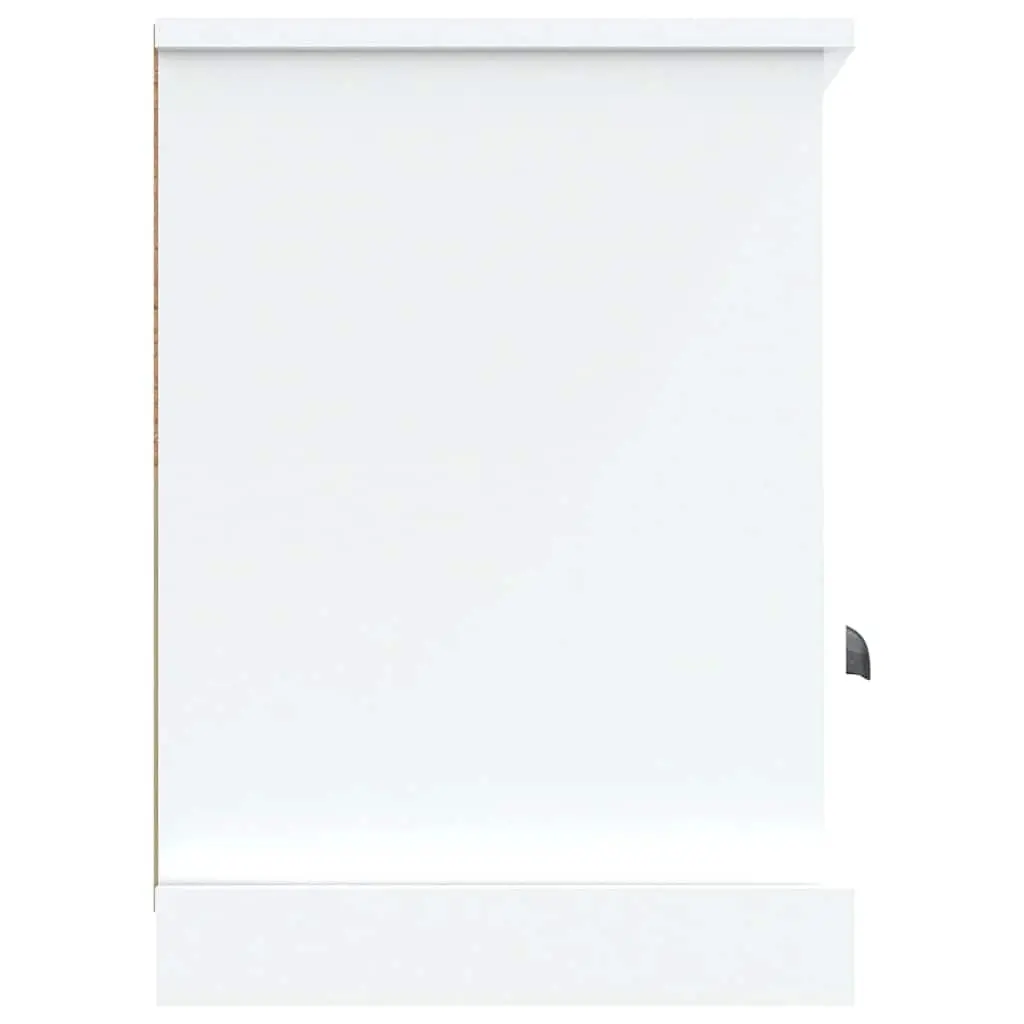 TV Cabinet White 100x35x50 cm Storage Unit with Drawers Open Compartments