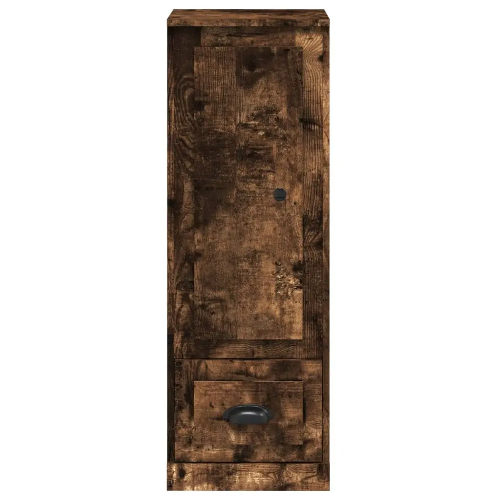 Highboard Storage Cabinet Smoked Oak 36 x 35.5 x 103.5 cm