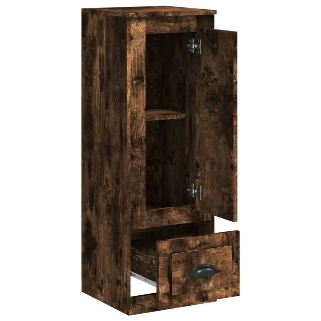 Highboard Storage Cabinet Smoked Oak 36 x 35.5 x 103.5 cm