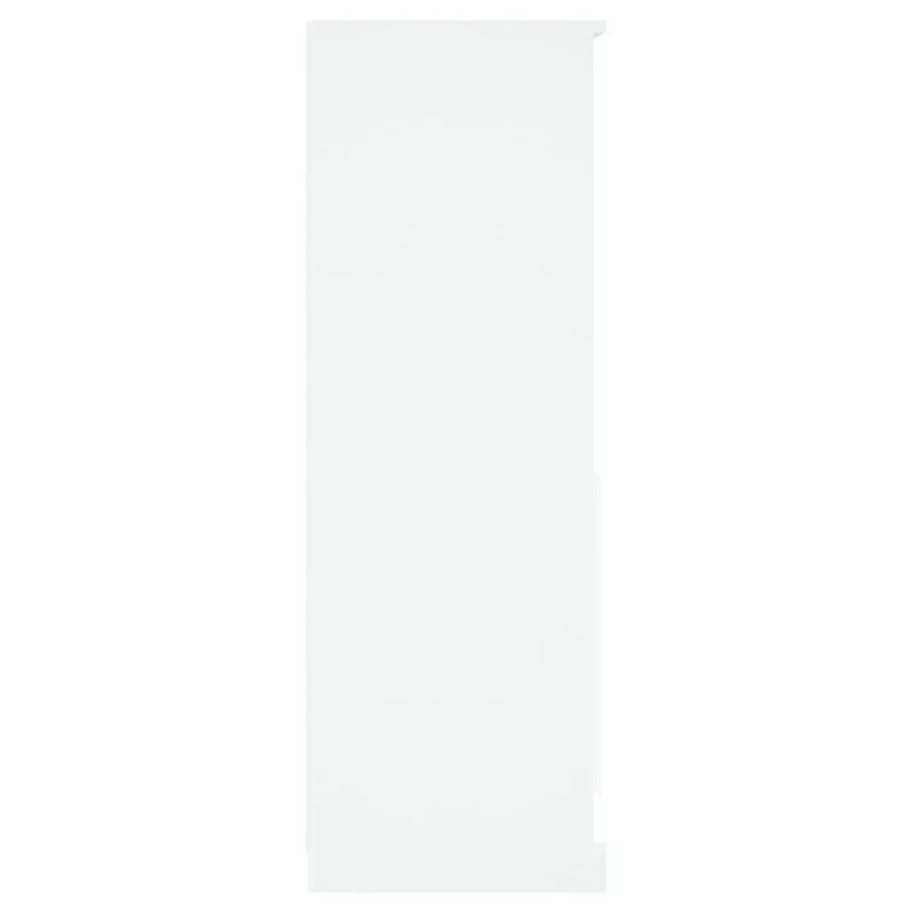 Engineered Wood Highboard Storage Cabinet White Buffet Display Unit 60x35.5x103.5cm