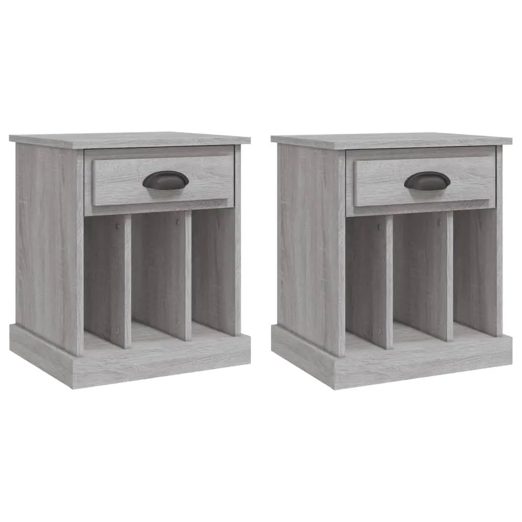 Grey Sonoma Bedside Cabinets