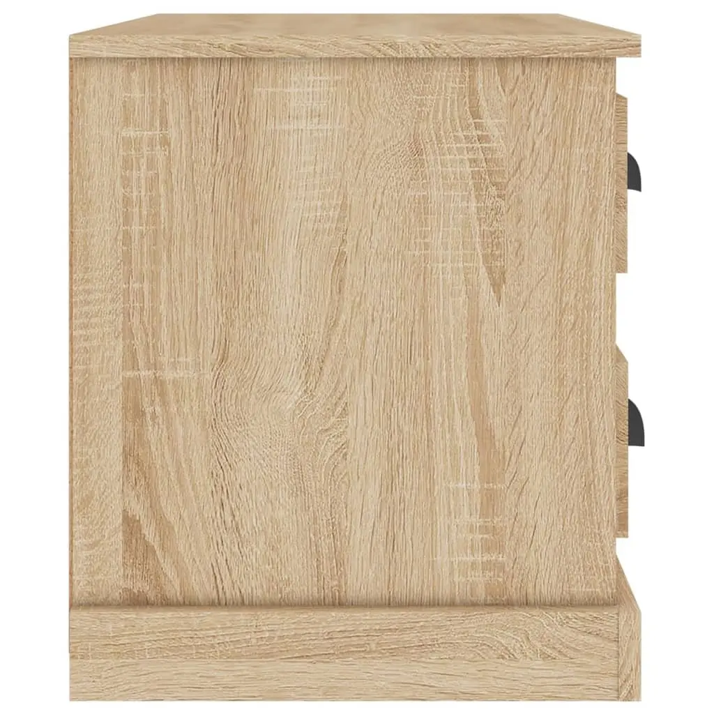 Bedside Cabinet Brown Engineered Wood 60x39x45 cm
