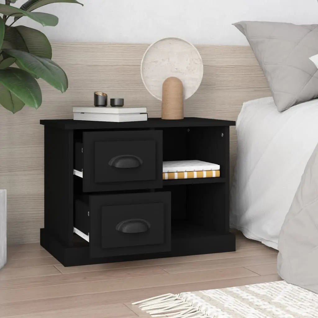 Bedside Cabinet with Storage Drawers