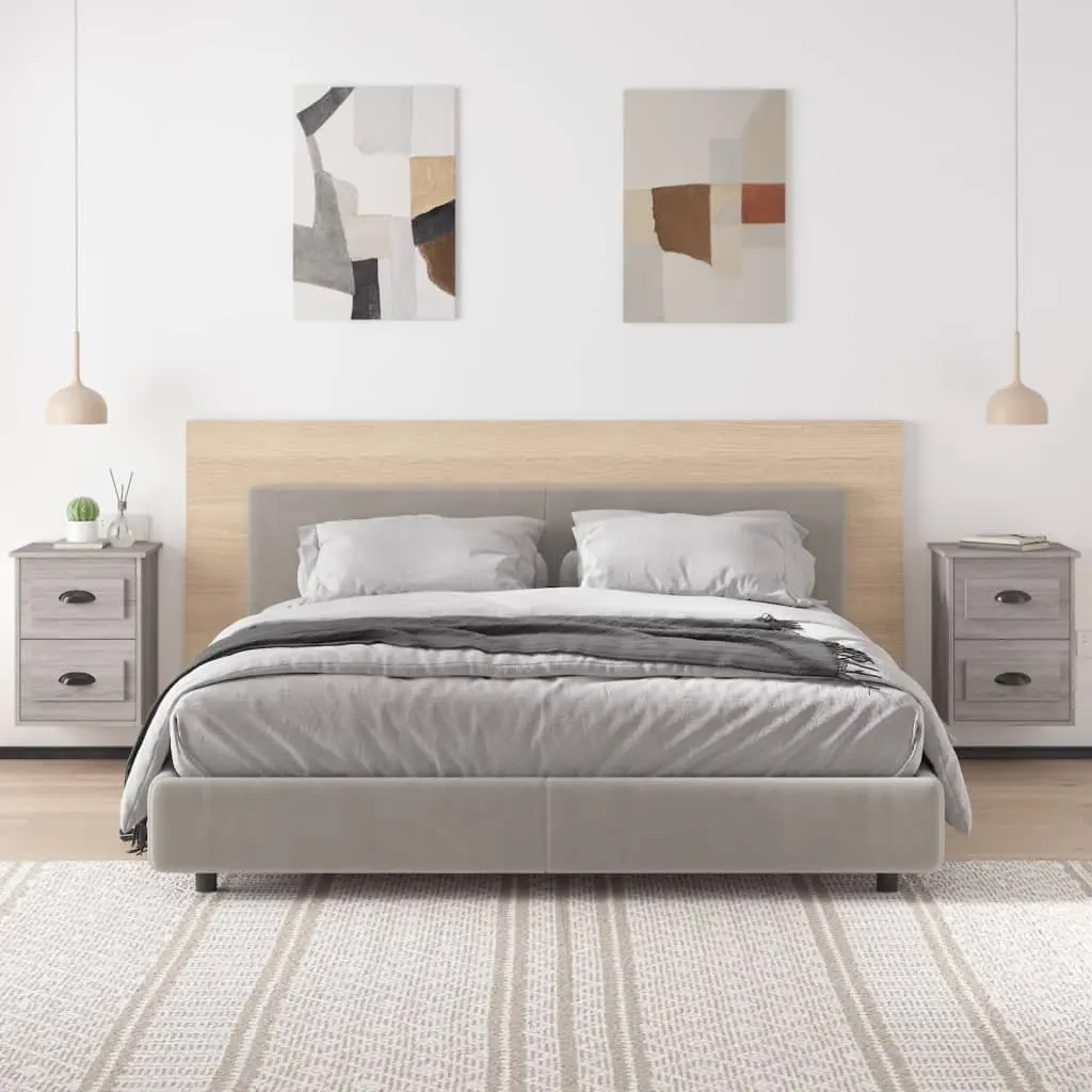 Grey Sonoma Floating Bedside Unit