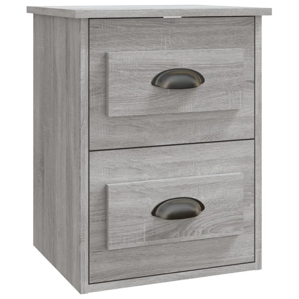 Grey Sonoma Floating Bedside Unit